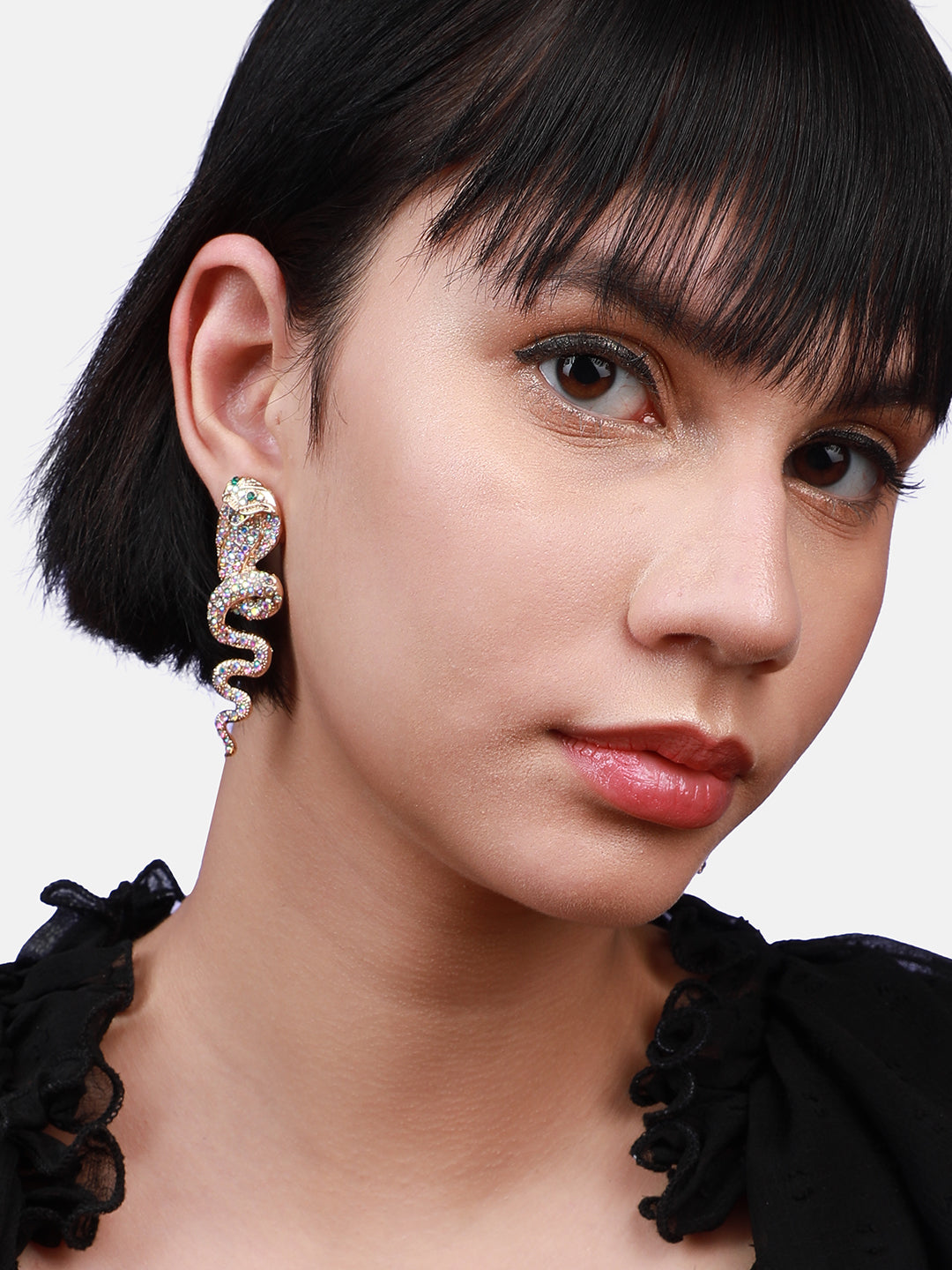 Women Gold Drops Elegant Earrings