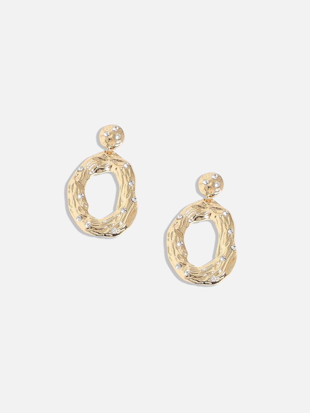 Women Gold-Plated Drop Earrings