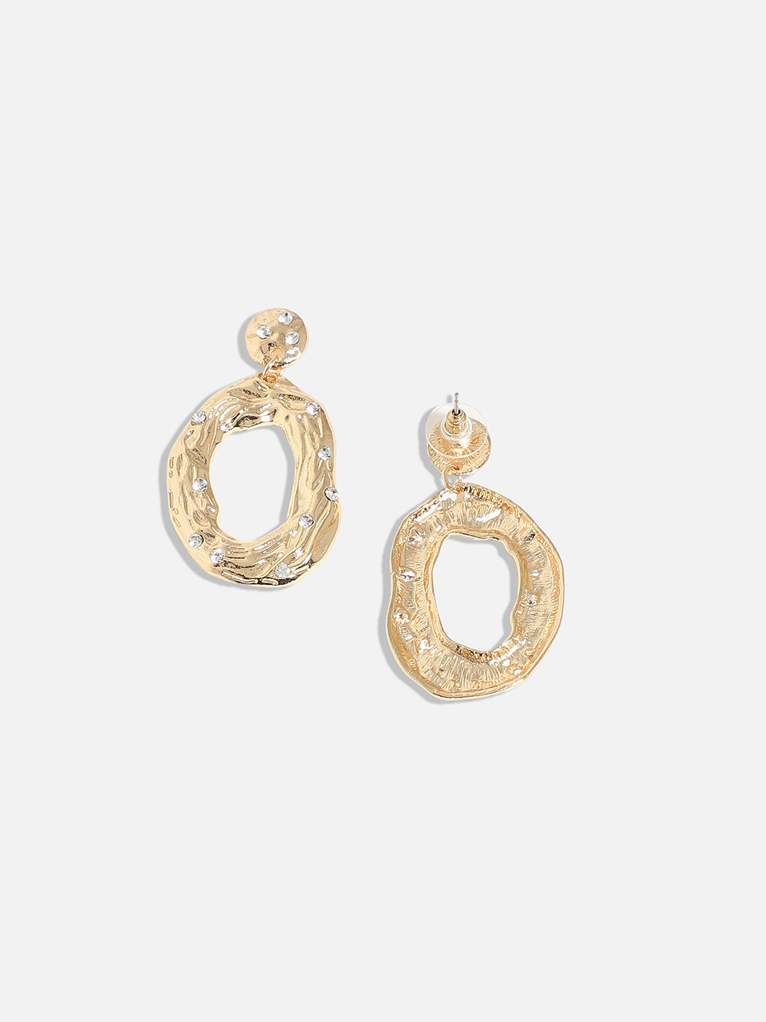 Women Gold-Plated Drop Earrings