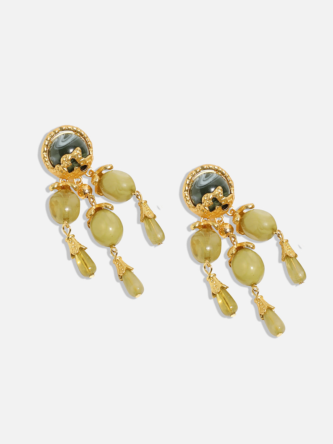 Women Gold Radiant Glam Earrings