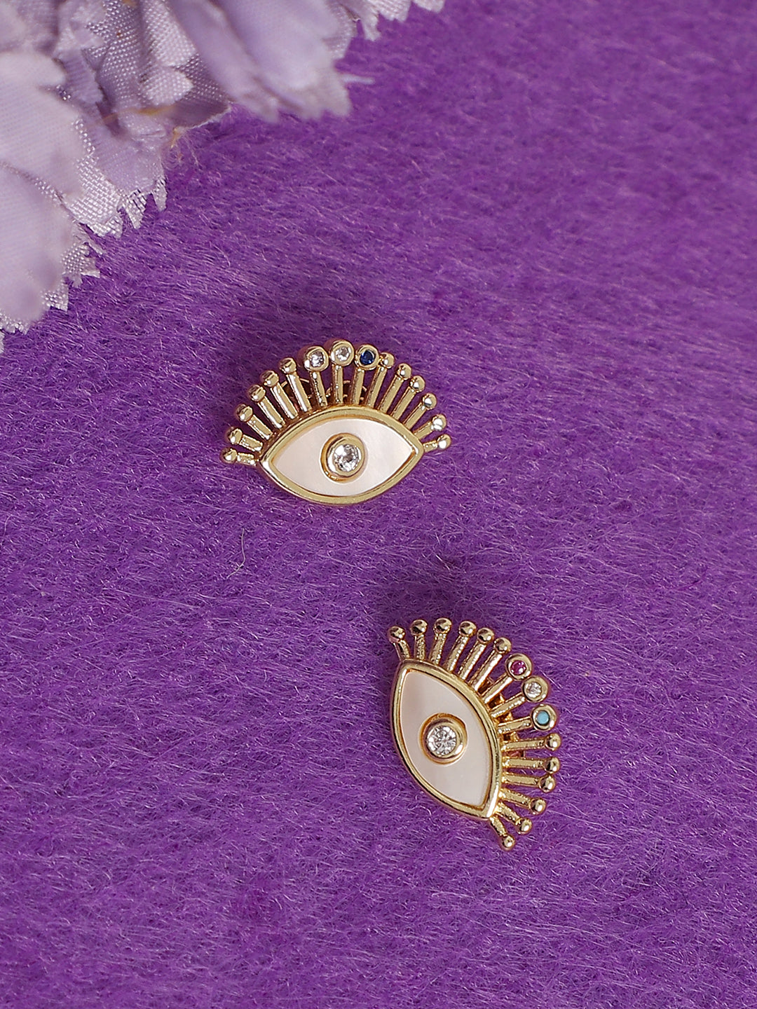 Women Gold Elegant Stud Earrings
