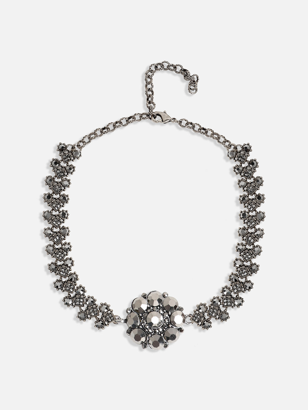 Women Antique Flower Jewellery Set