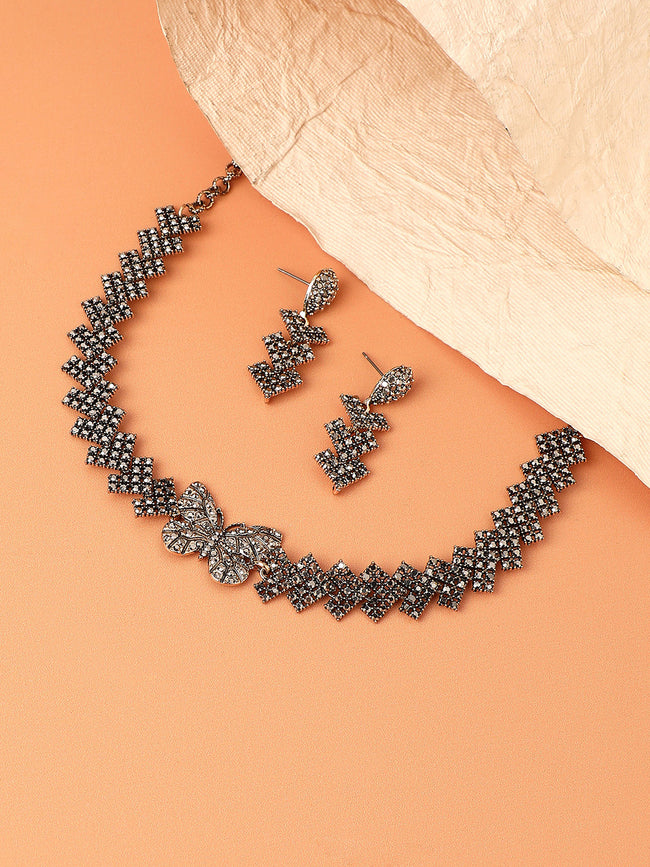 Women Embellished Butterfly Jewellery Set