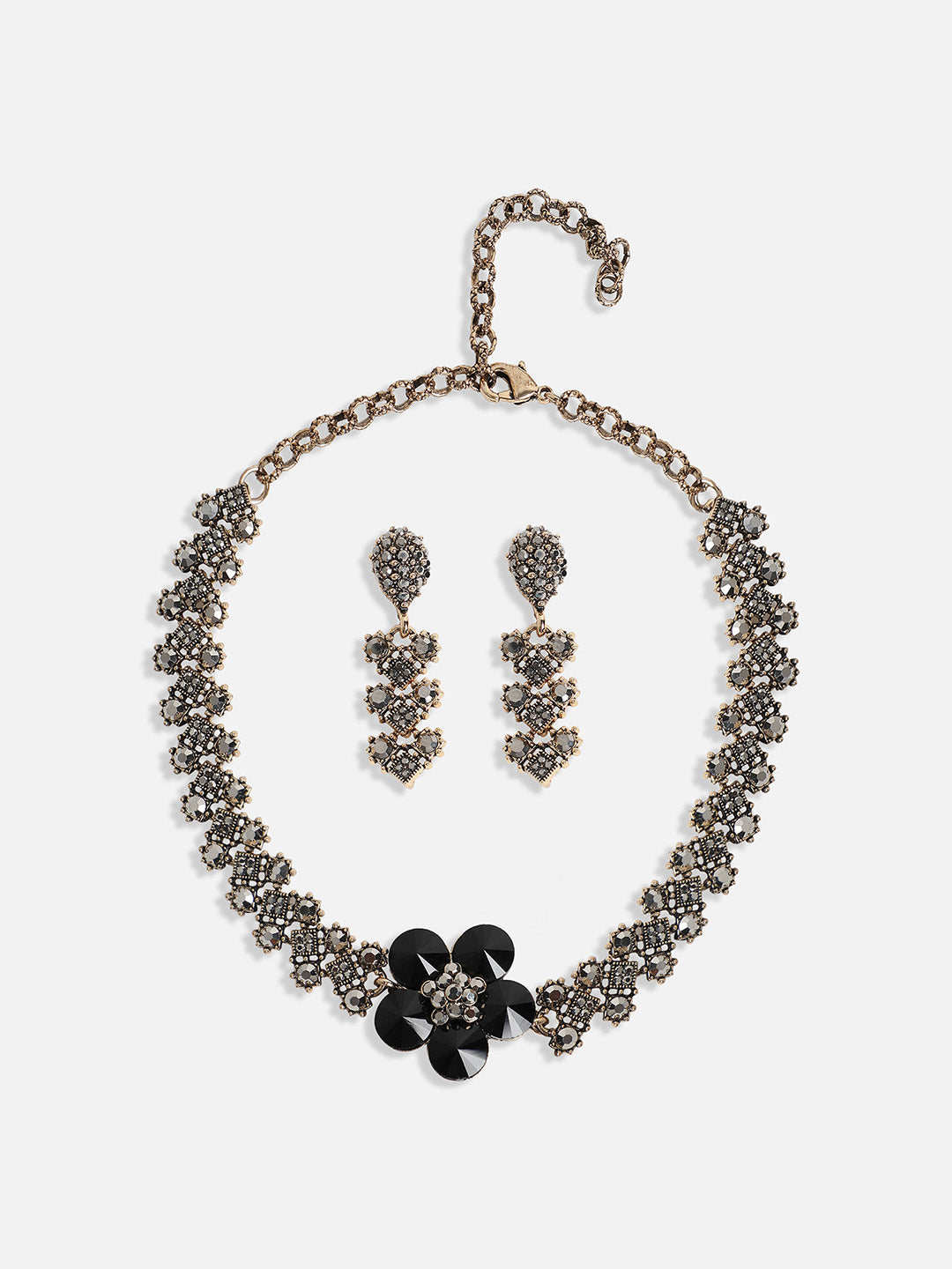 Women Maxi Flower Jewellery Set