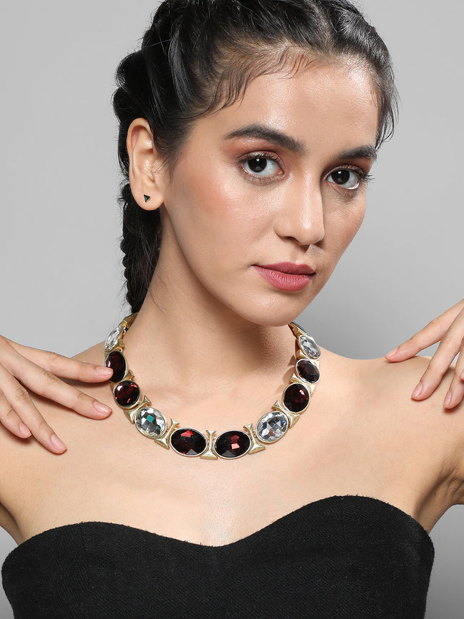 Women Enchanting Ember Collar Necklace