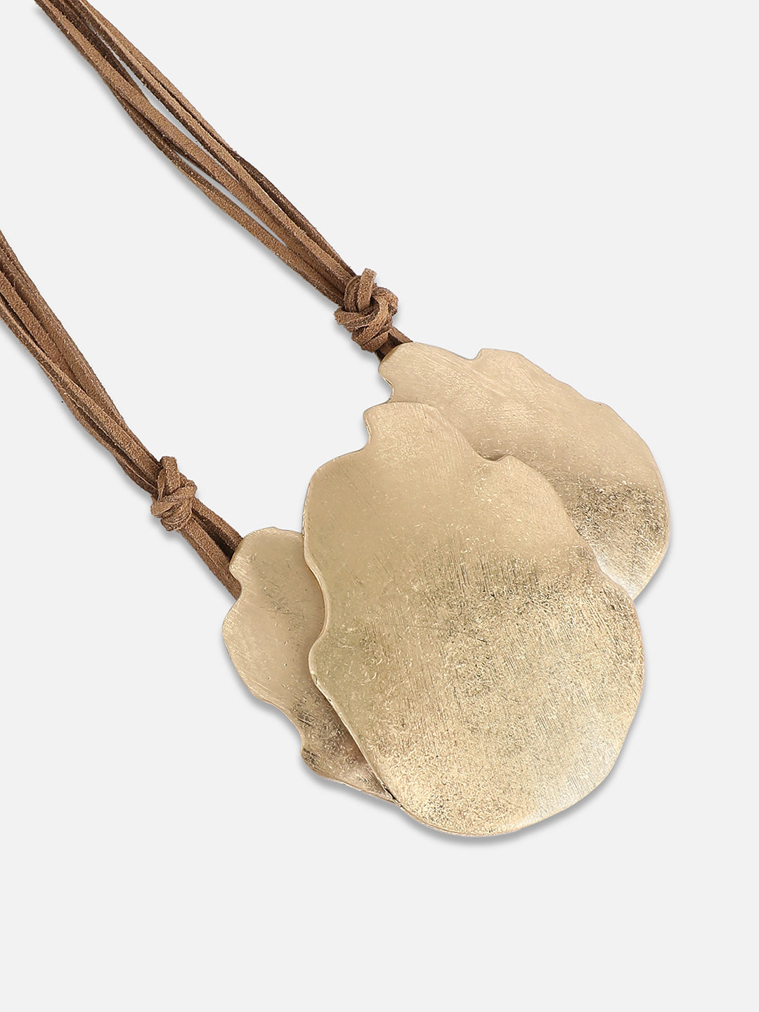 Women Metallic Cascade Statement Necklace