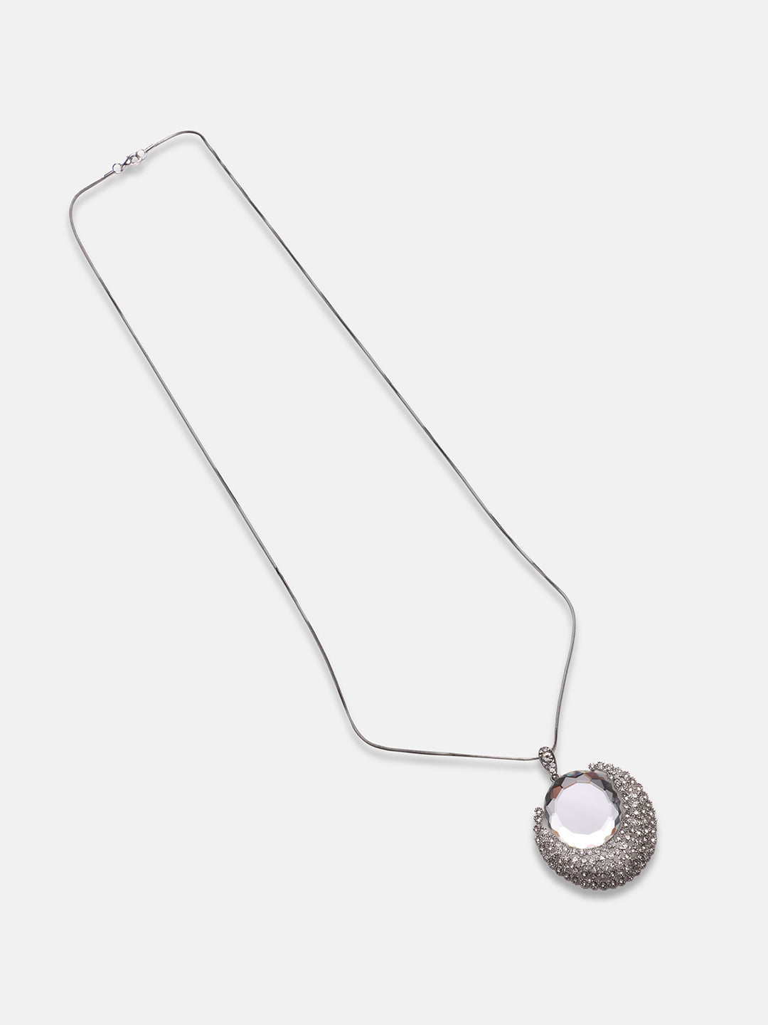 Women Silver-Plated Pendant With Chain