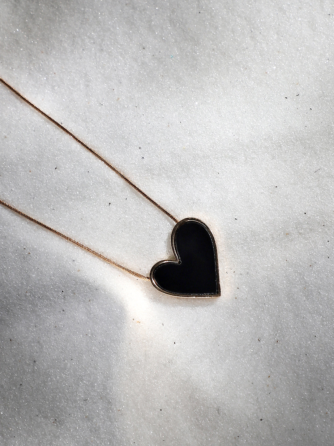 Women Enamel Heart' Pendant Necklace