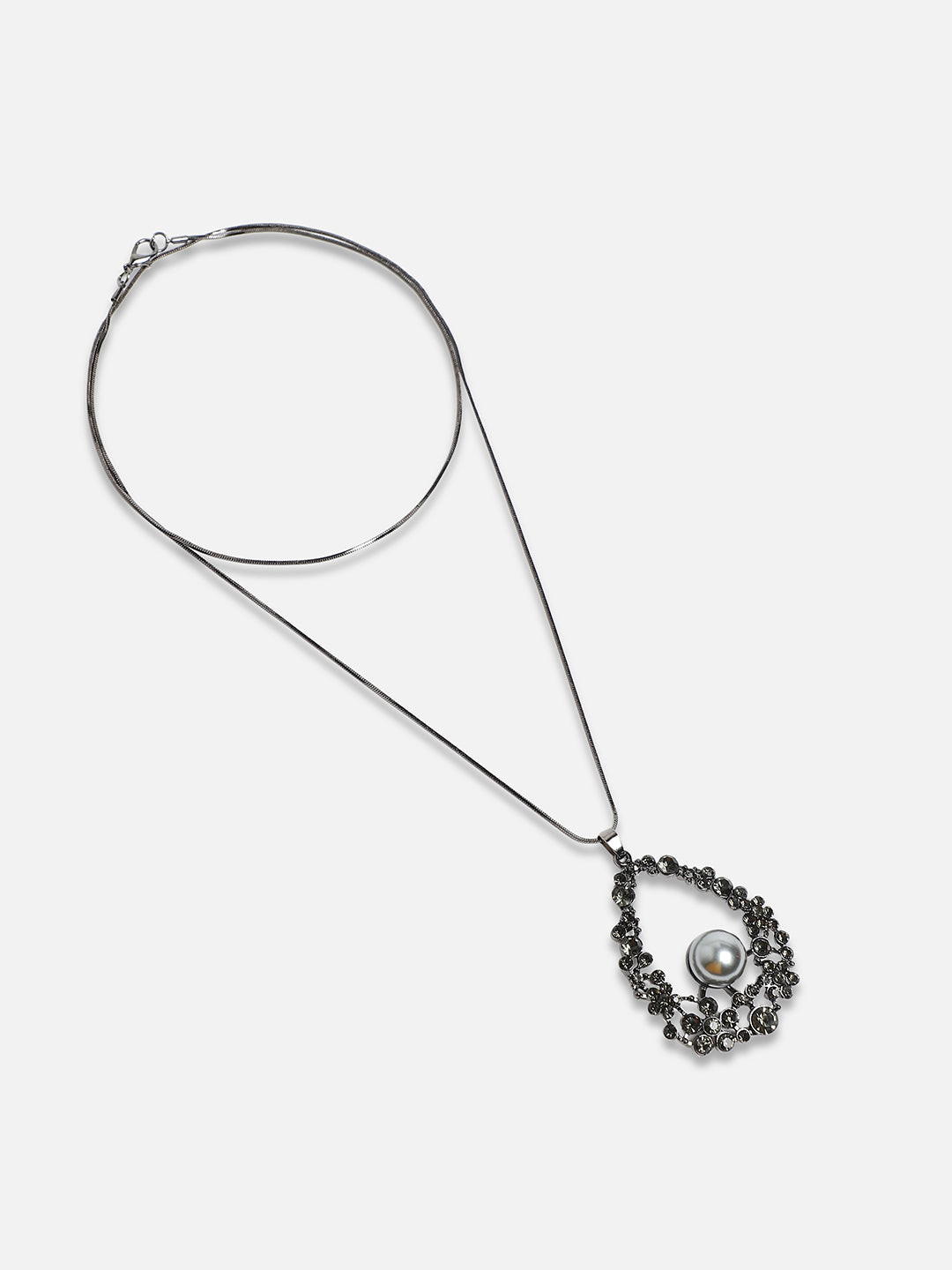 Women Silver Symphony Pendant Necklace