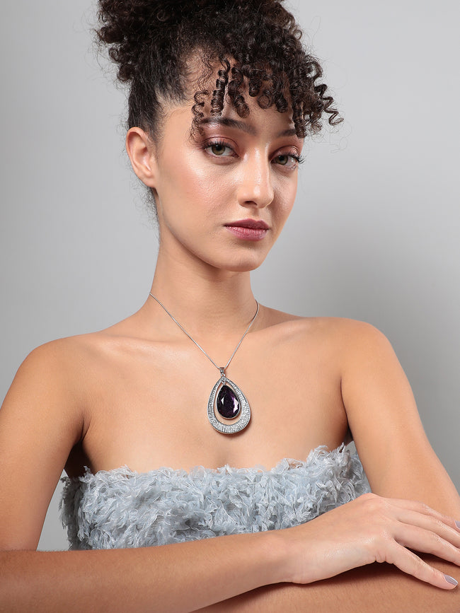 Women Crystal Odessey Pendant Necklace