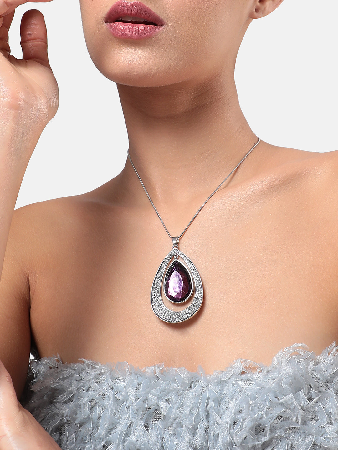 Women Crystal Odessey Pendant Necklace