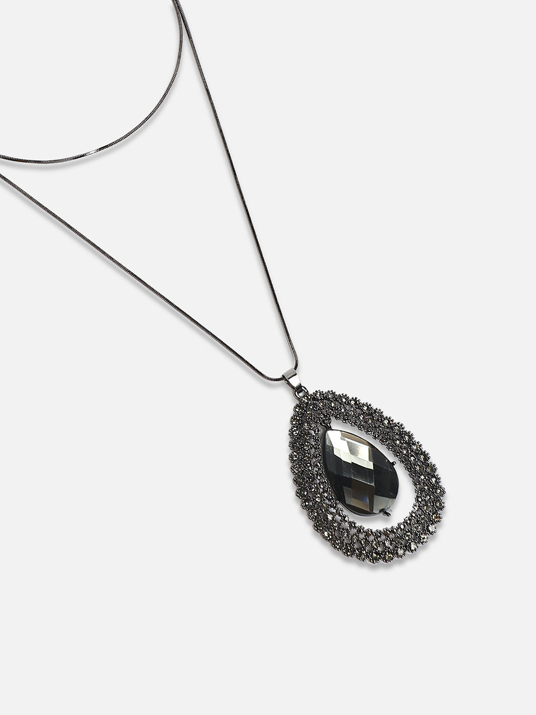 Women Victorian Velvet Pendant Necklace