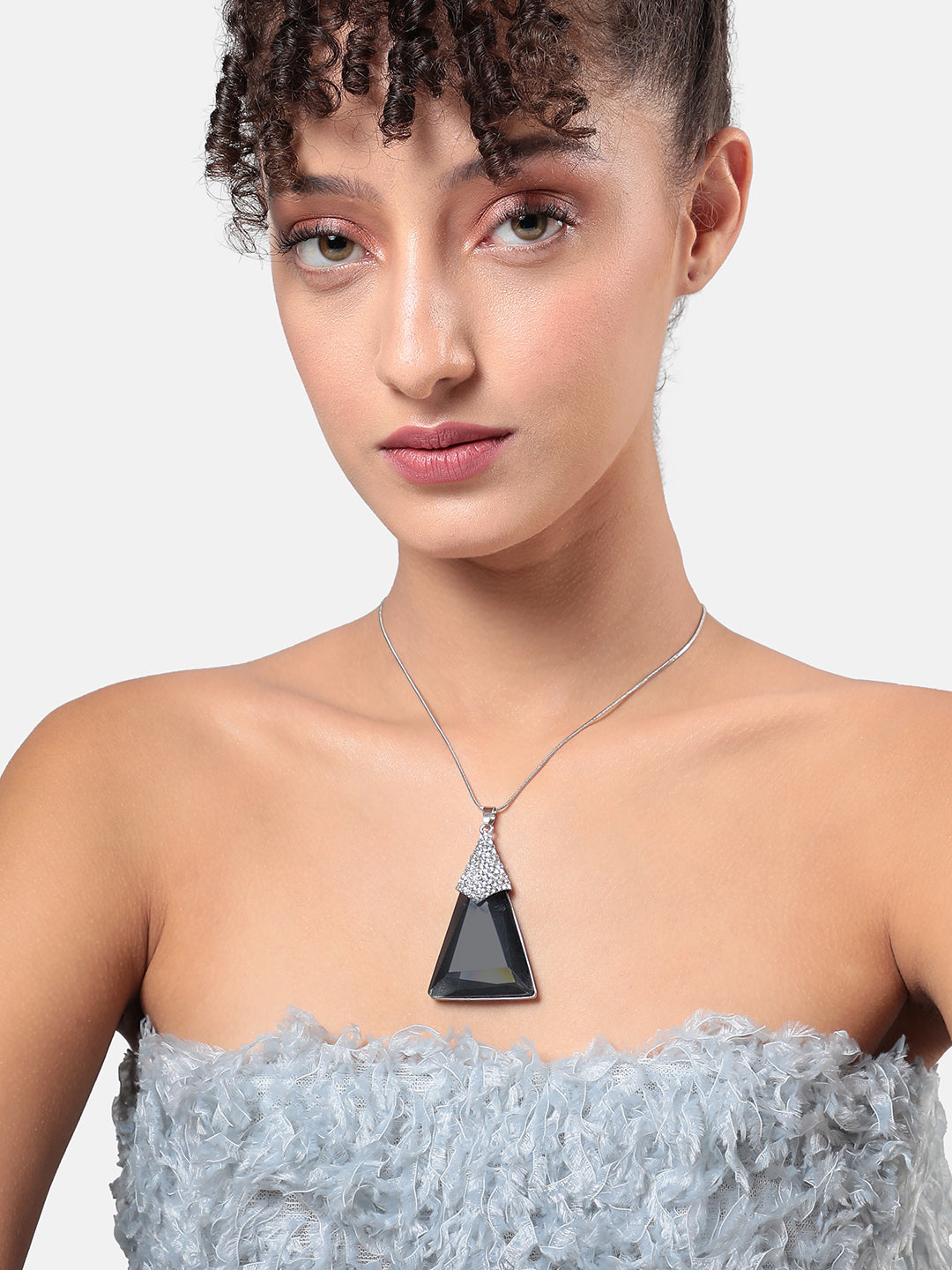 Women Blossom Bauble Pendant Necklace