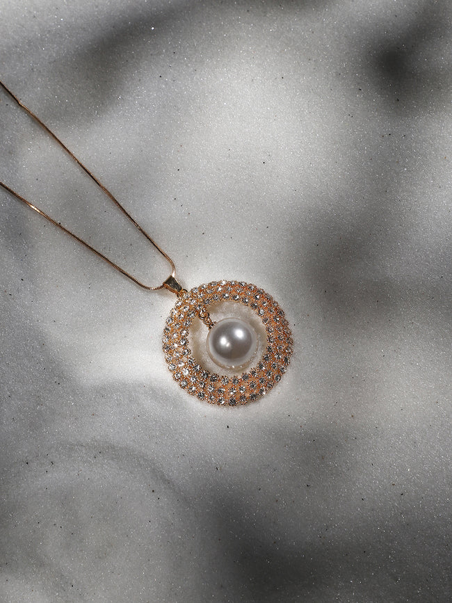 Women Graceful Galaxy Pendant Necklace