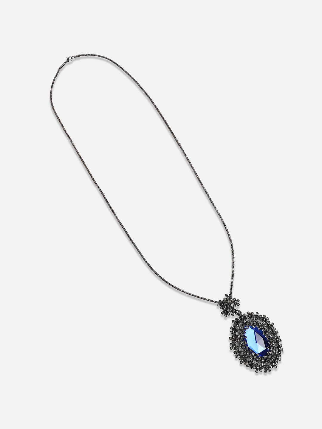 Women Blooming Bauble Pendant Necklace