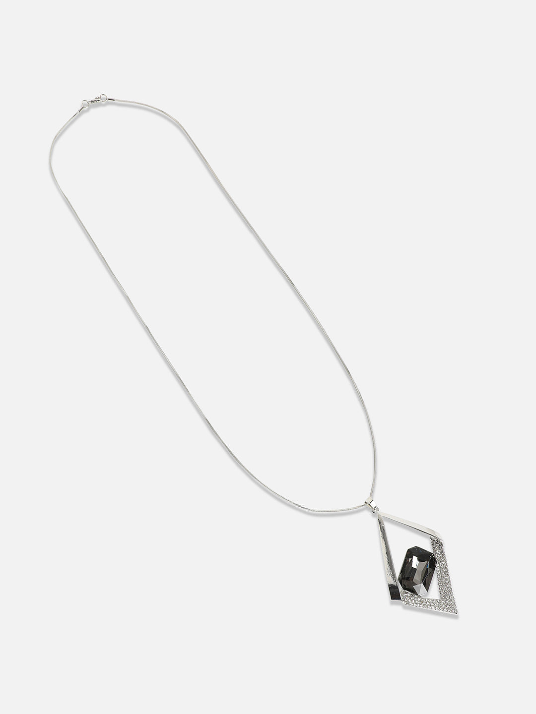 Women Crystal Crescendo Pendant Necklace