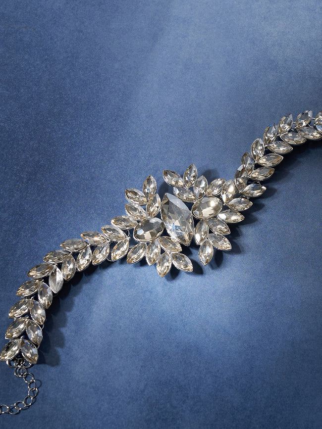 Women Silver-Plated Choker Necklace
