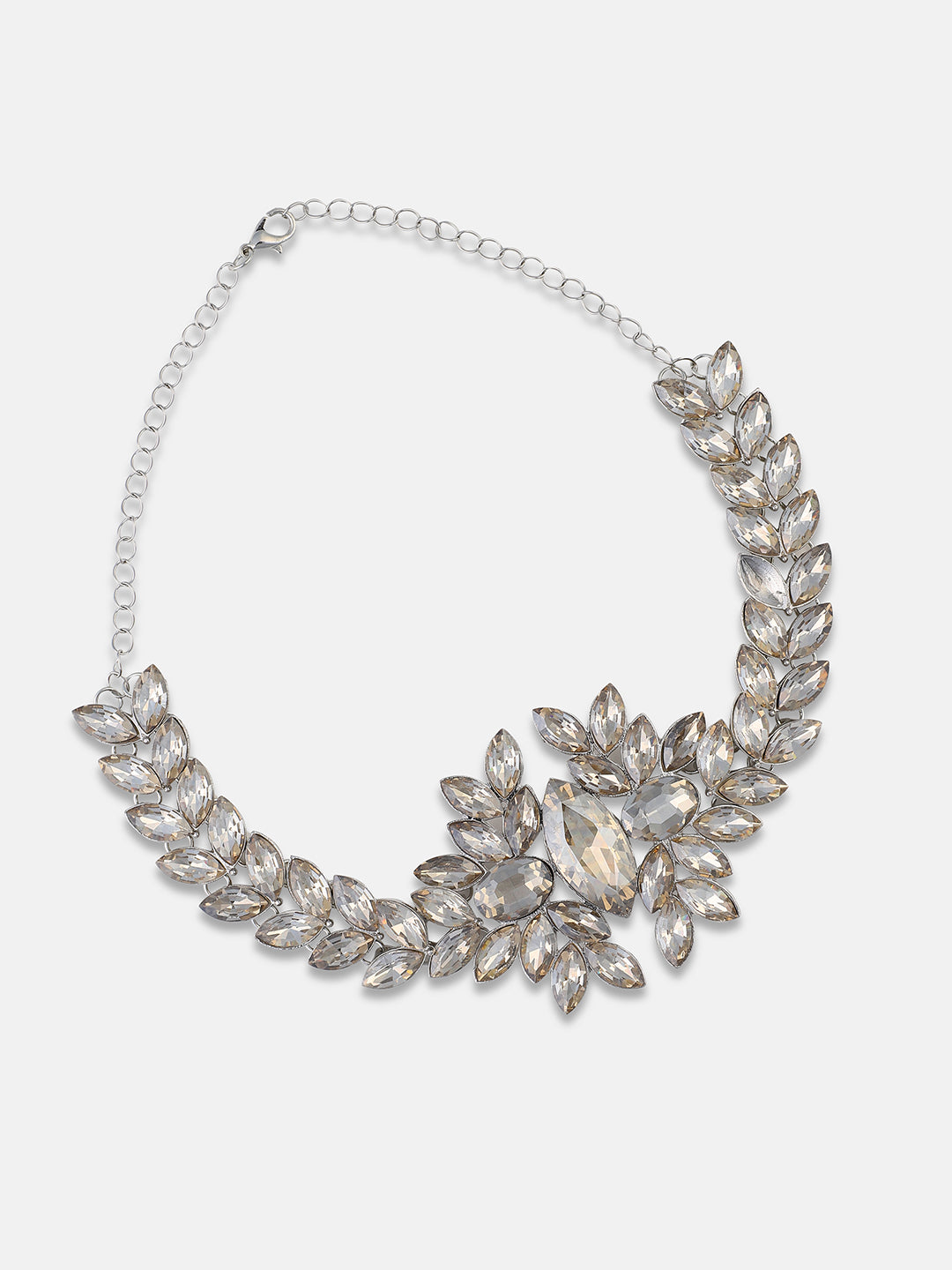 Women Silver-Plated Choker Necklace