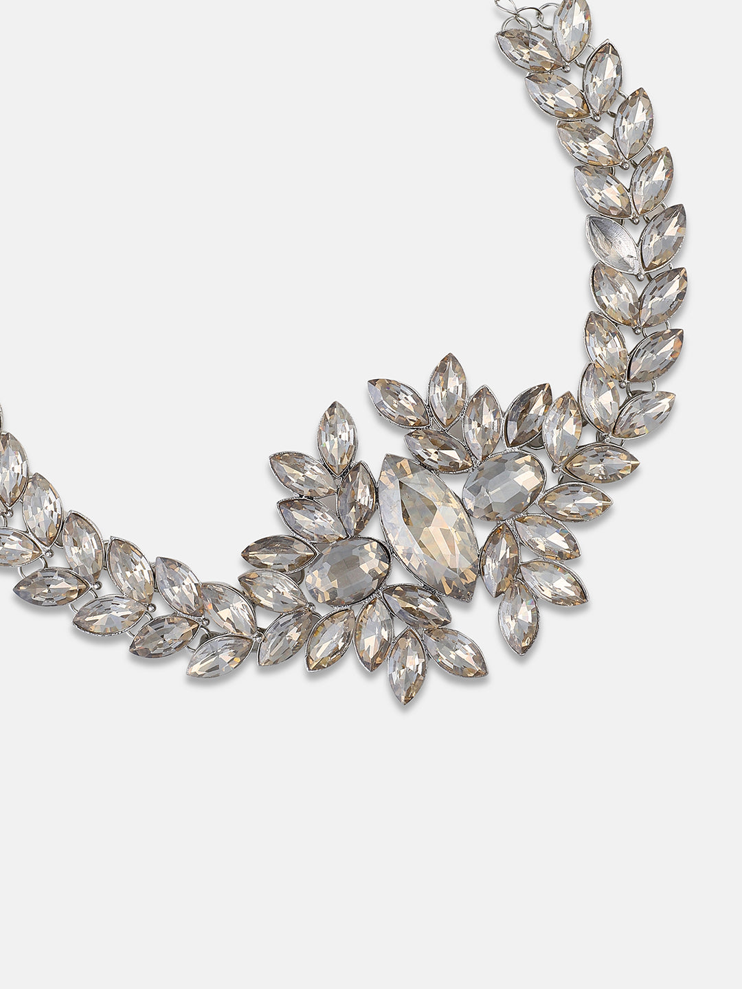 Women Silver-Plated Choker Necklace
