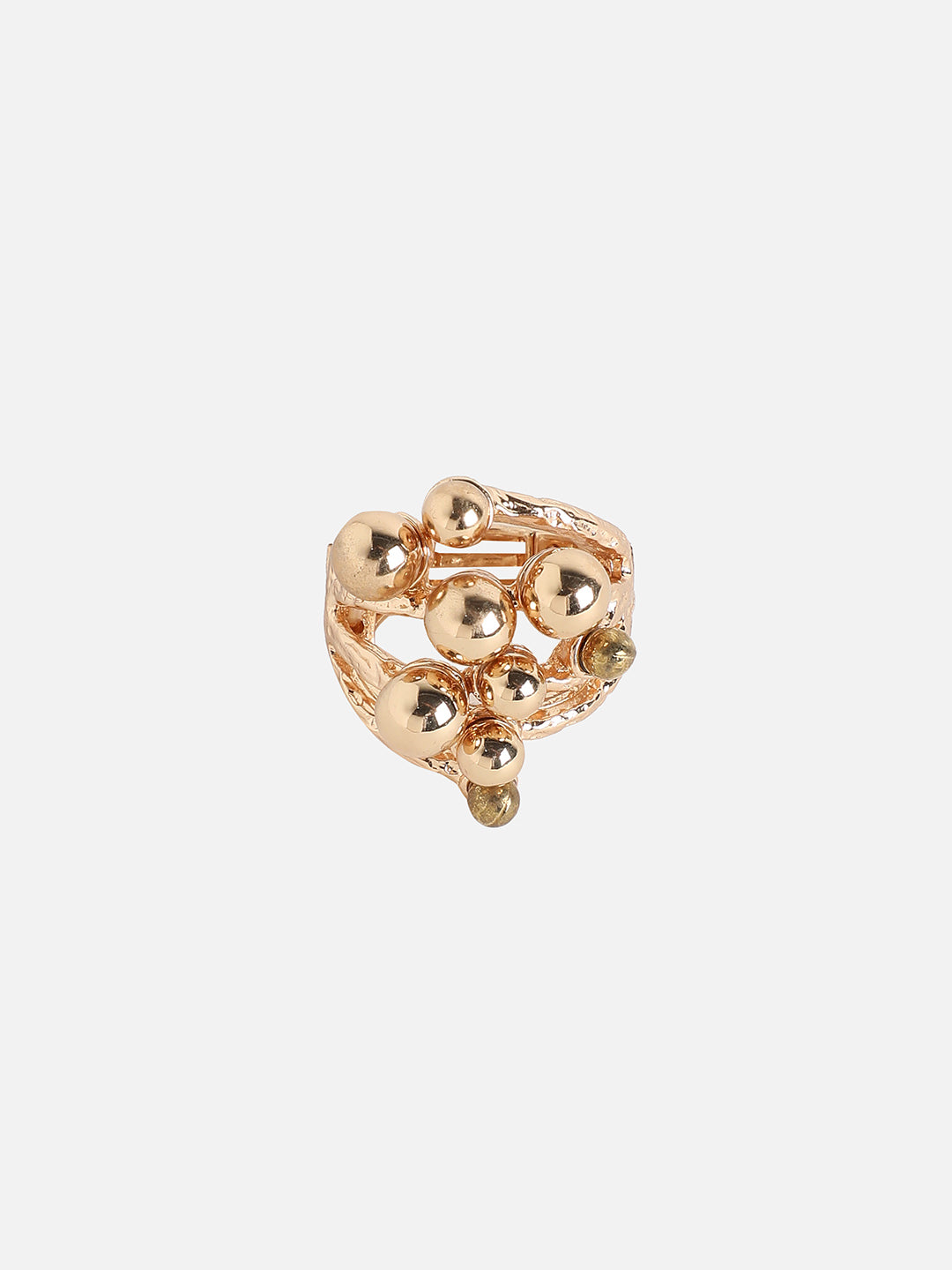 Women Cluster Ball Cocktail Ring