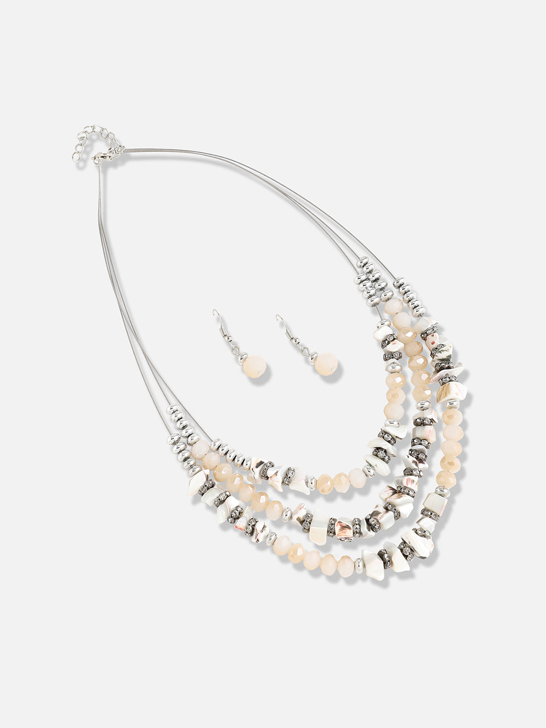 Women Gold Plated Pearls Casual Necklace