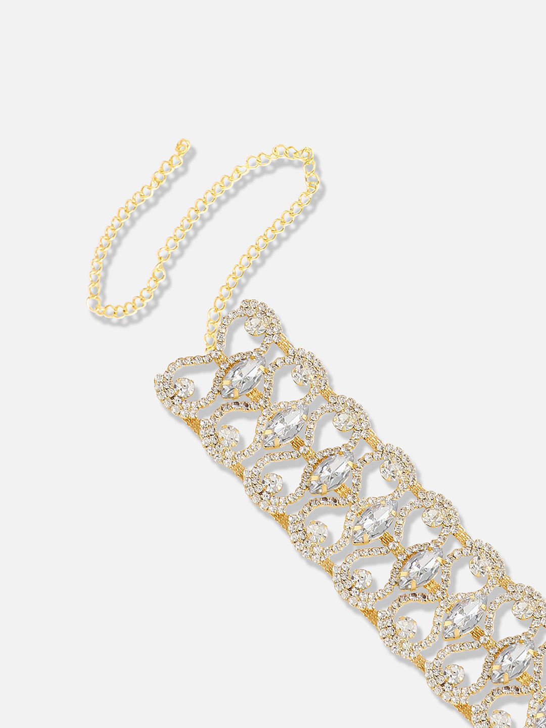 Women Gold Plated Designer Party Necklace