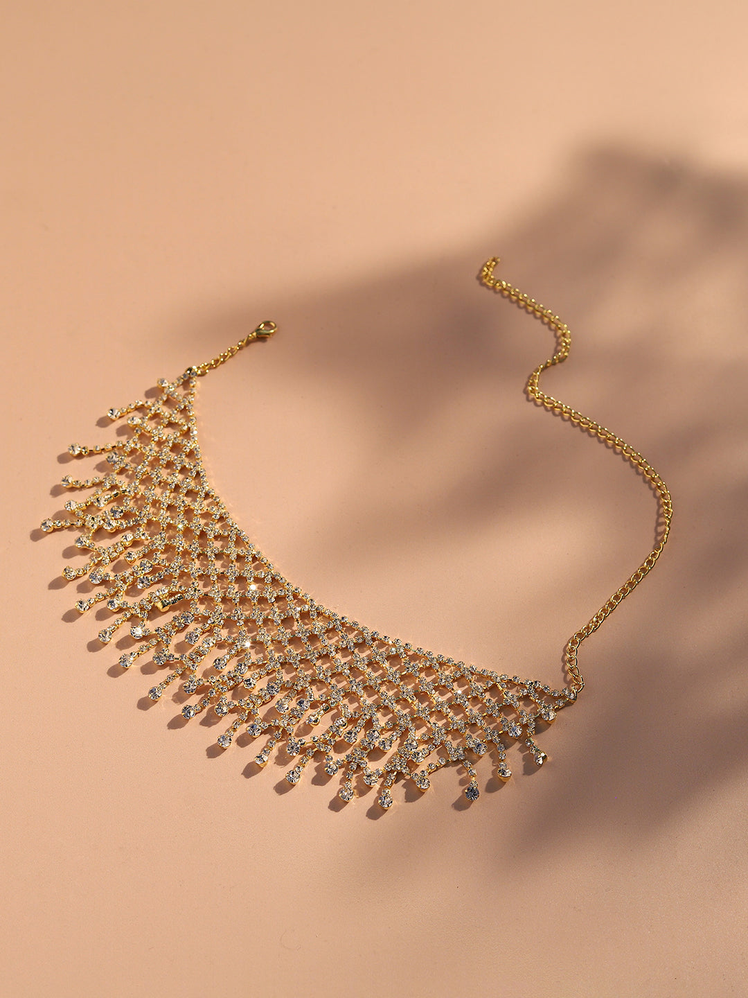 Women Silver Plated Designer Party Necklace