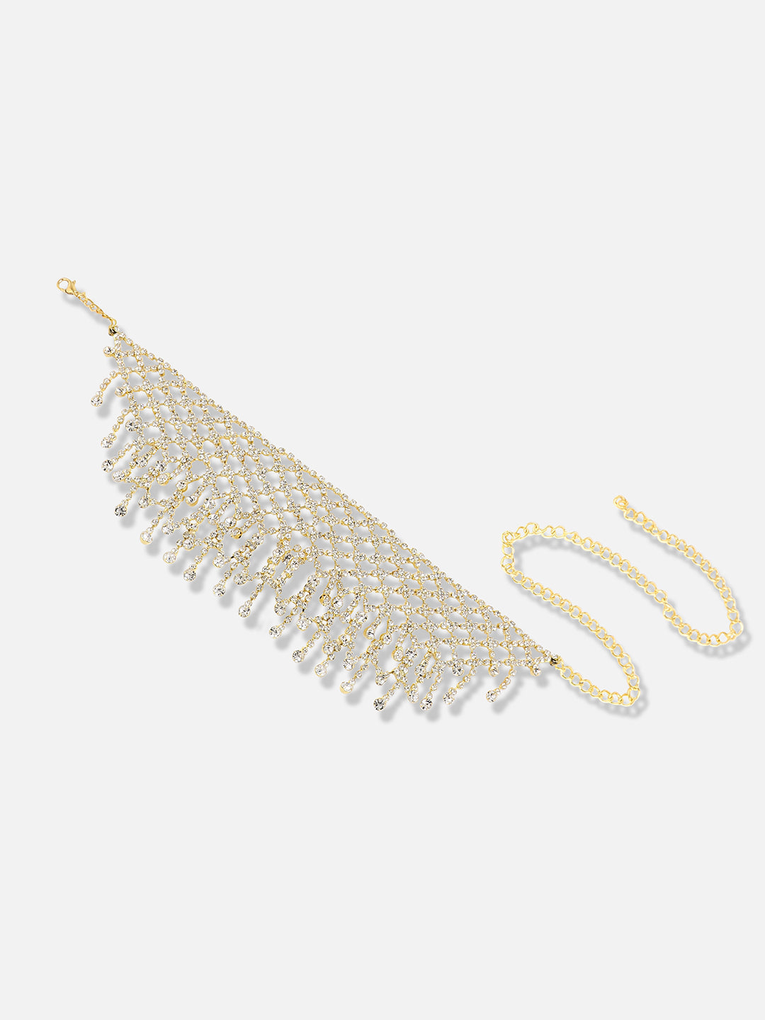 Women Silver Plated Designer Party Necklace