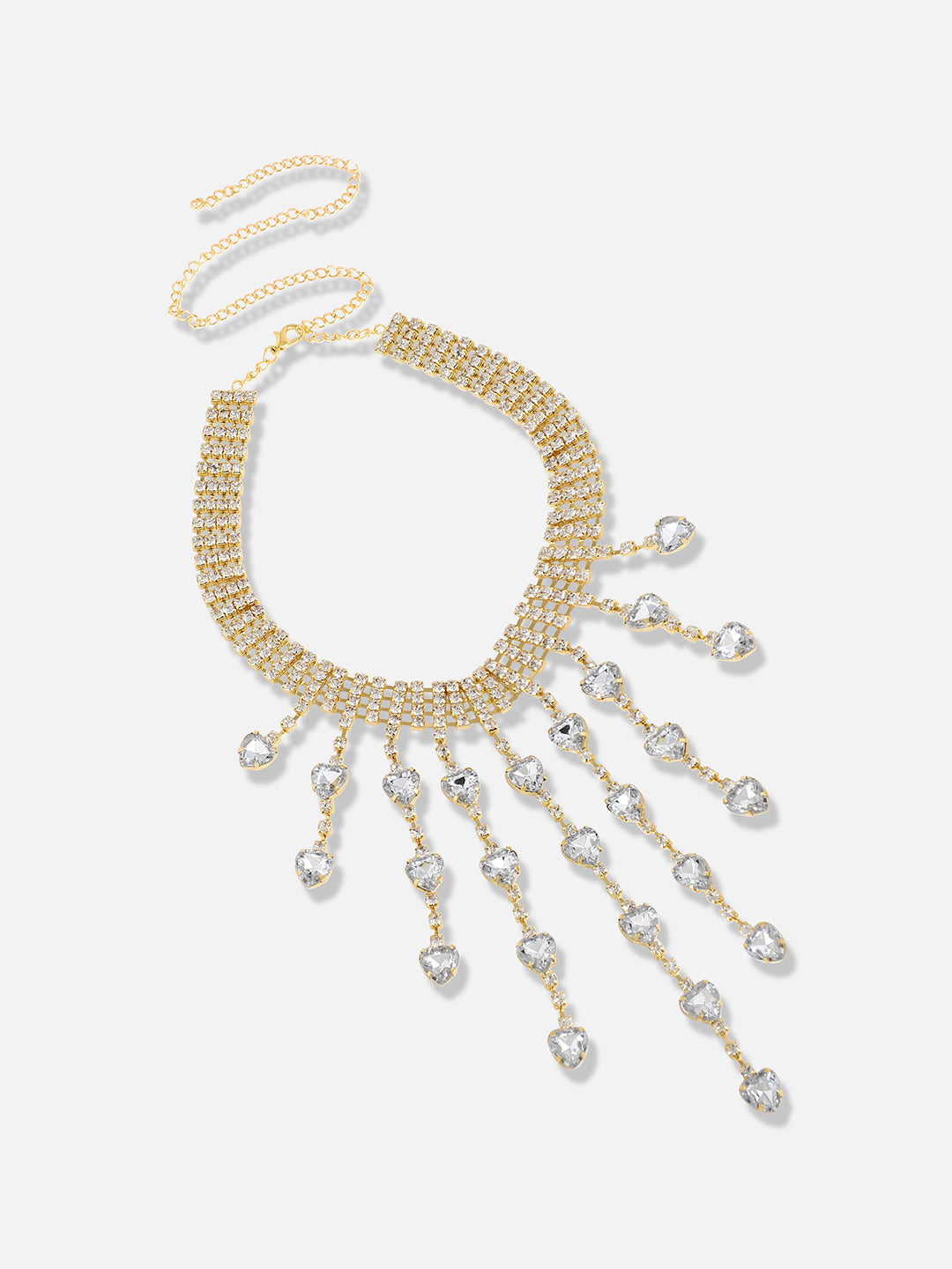 Women Silver Plated Designer Party Necklace