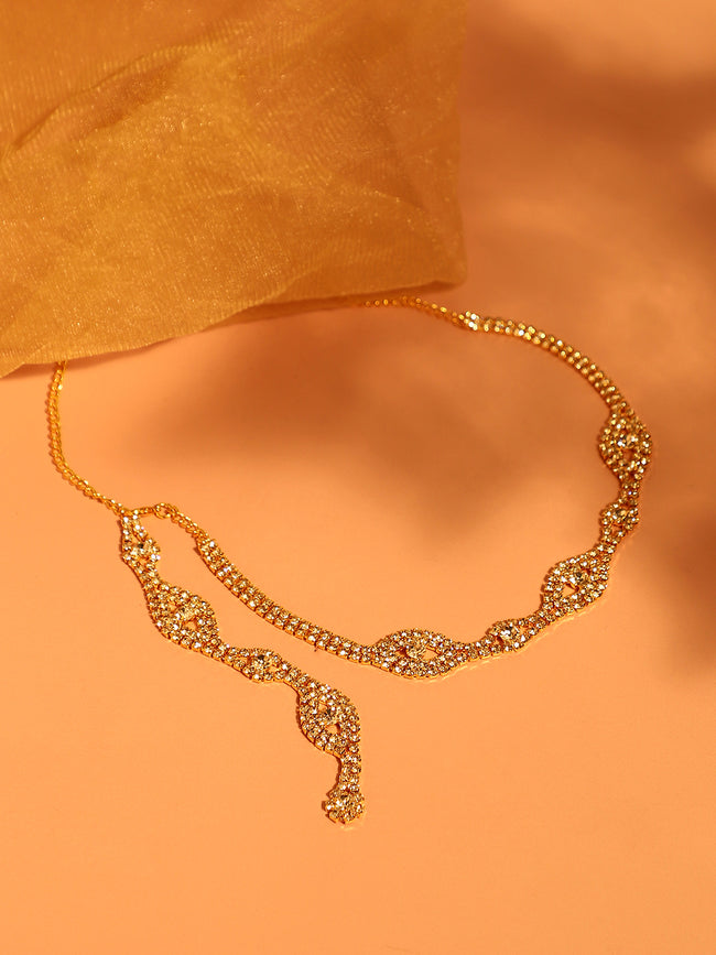 Women Silver Plated Designer Party Necklace
