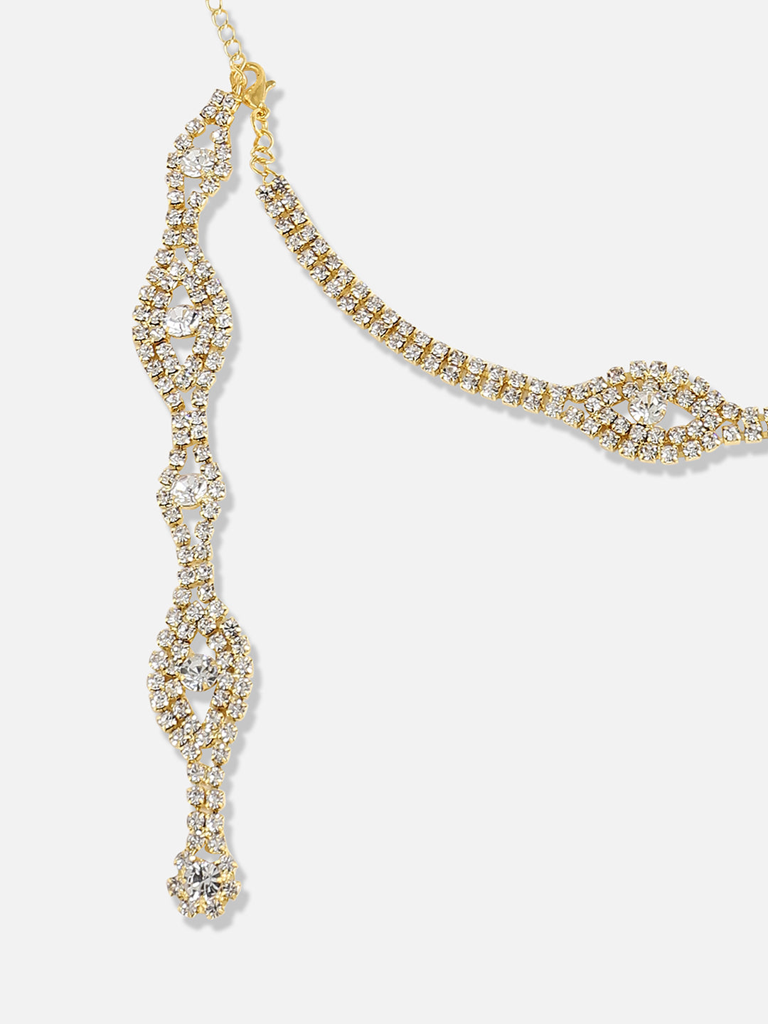 Women Silver Plated Designer Party Necklace