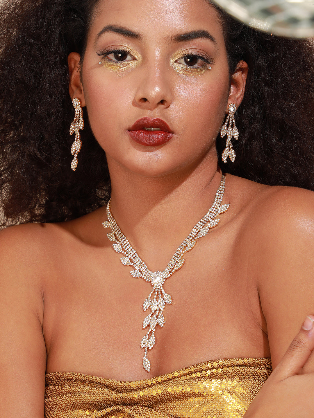 Women Silver Plated Designer Party Necklace