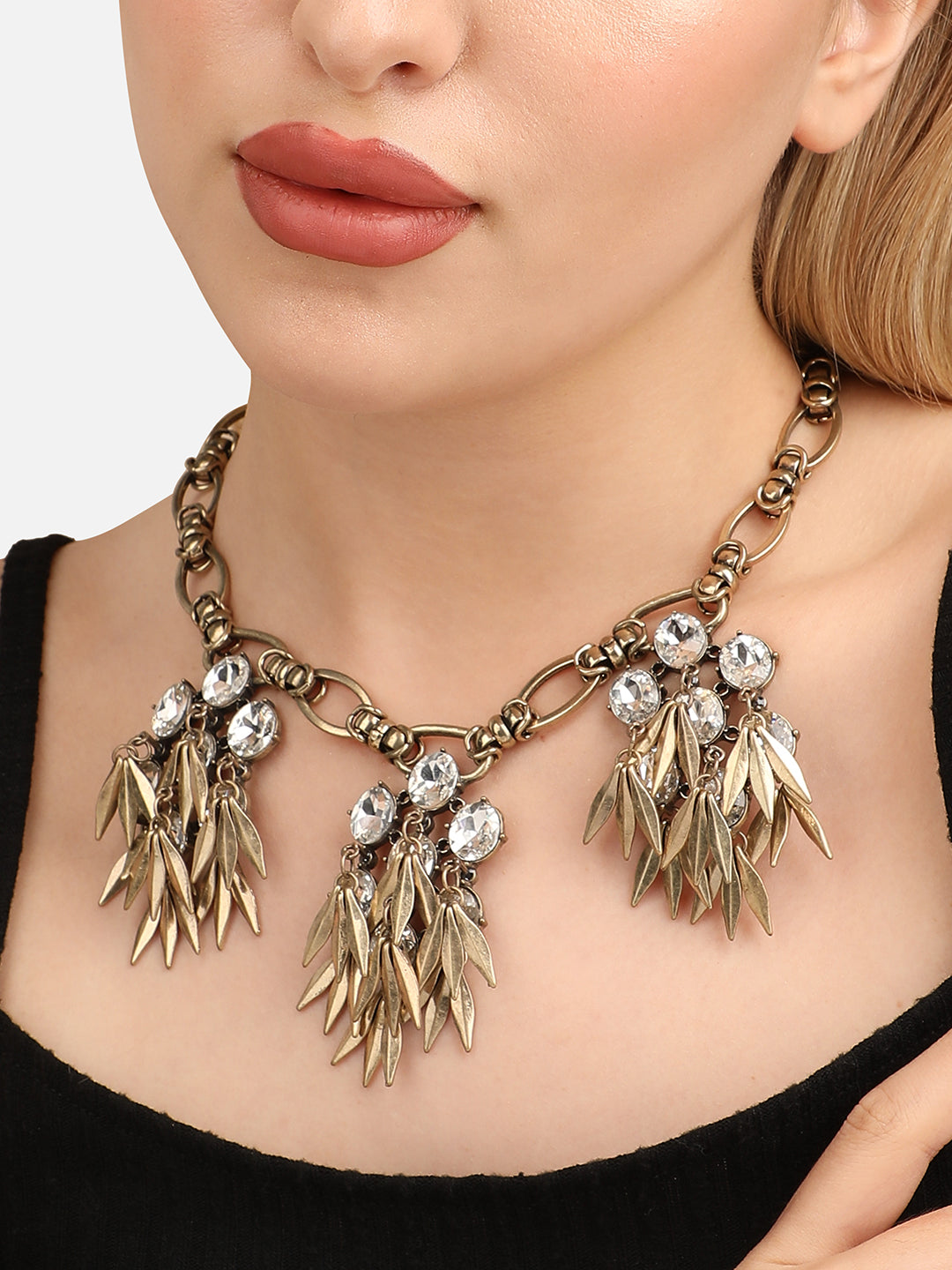 Women Gold choker necklace
