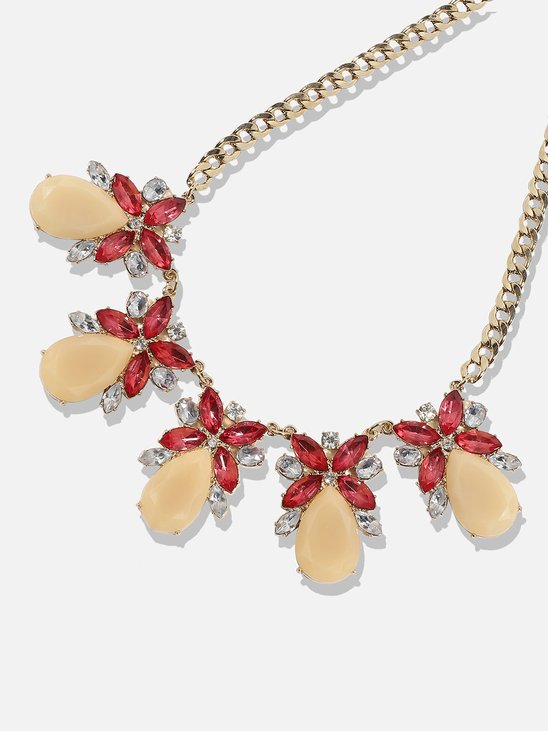 Women Multi-colour acrylic crystal necklace
