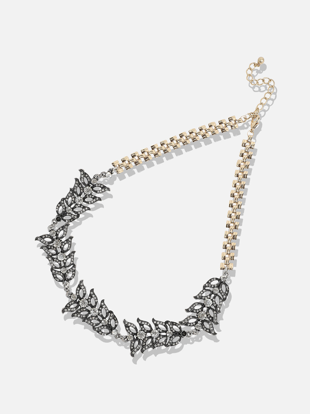 Women Silver statement necklace