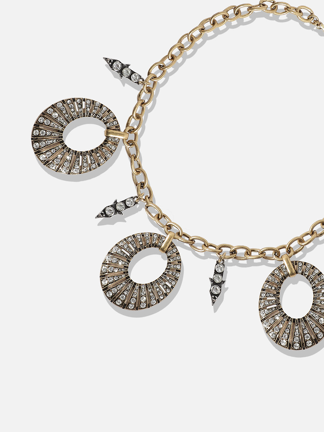 Women Ovel Shaped pattern necklace