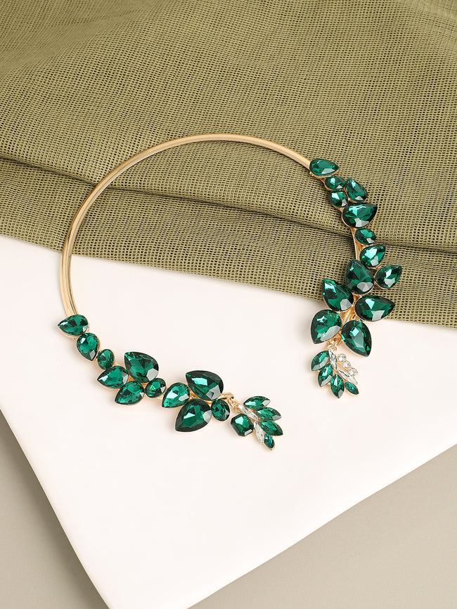 Women Gold Plated Designer Party Necklace