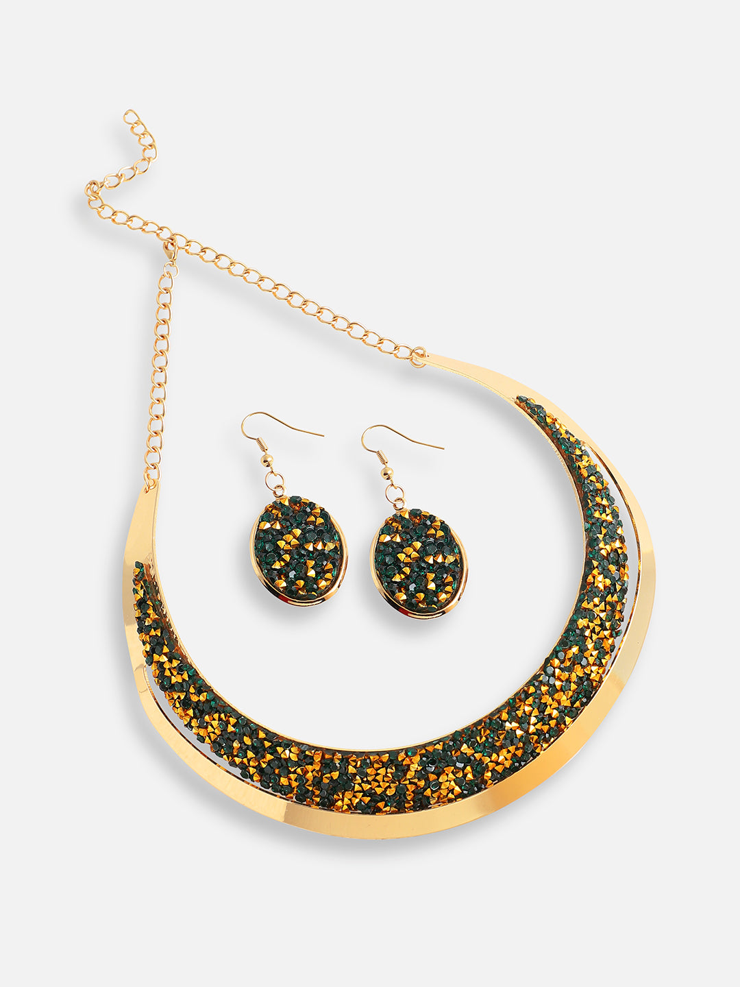Women Gold Plated Designer Party Necklace