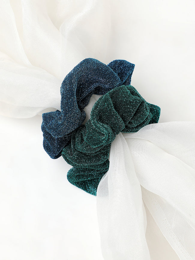 Women Green Ponytail Holder