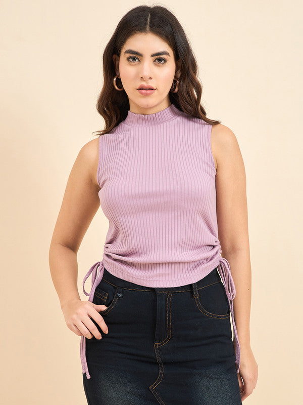 Women Lavender Odor-Free Sleeveless Top