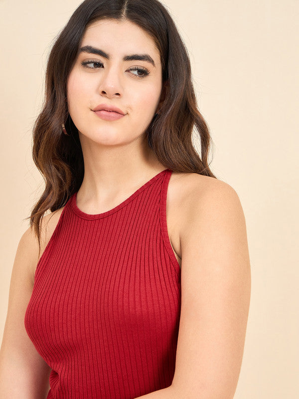 Women Red Odor-Free Tank Top