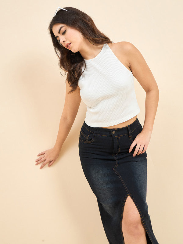 Women White Odor-Free Tank Top