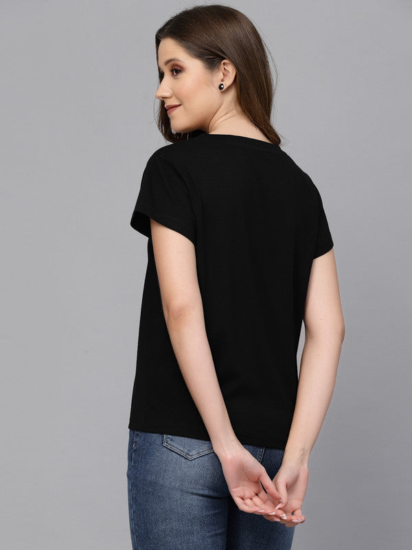 Women Black Odor-Free T-Shirt