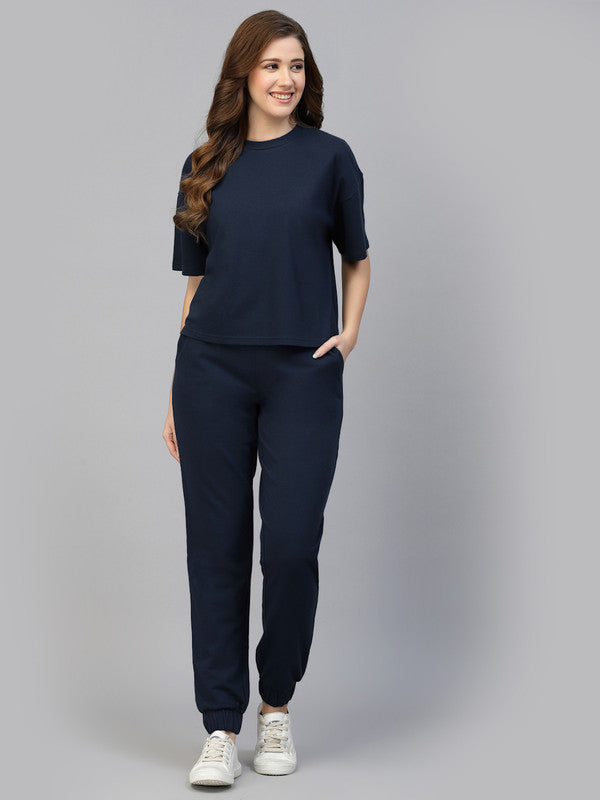 Women Drop Shoulder Relaxed fit Co-ord Set