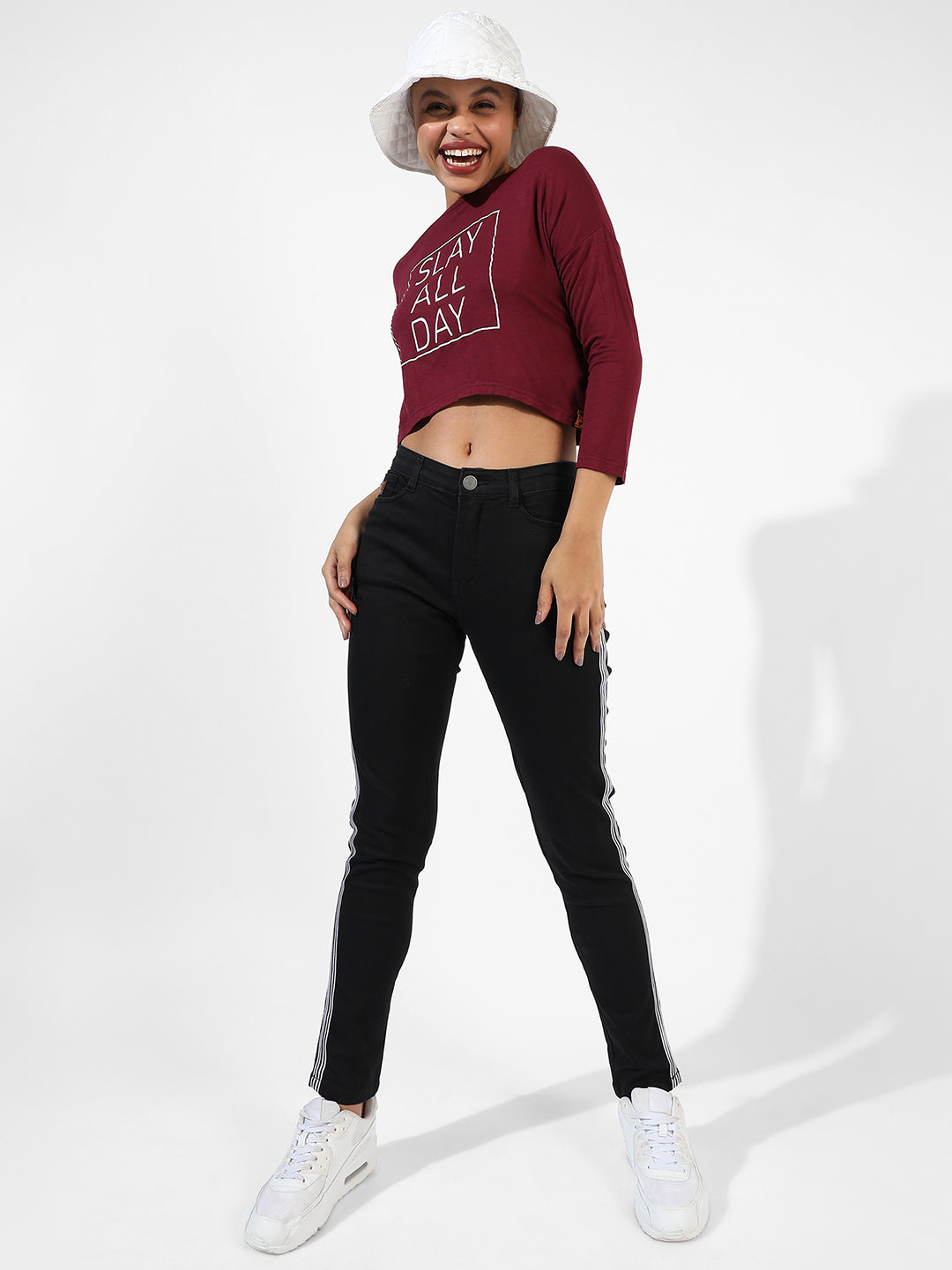 Women Red Printed Top