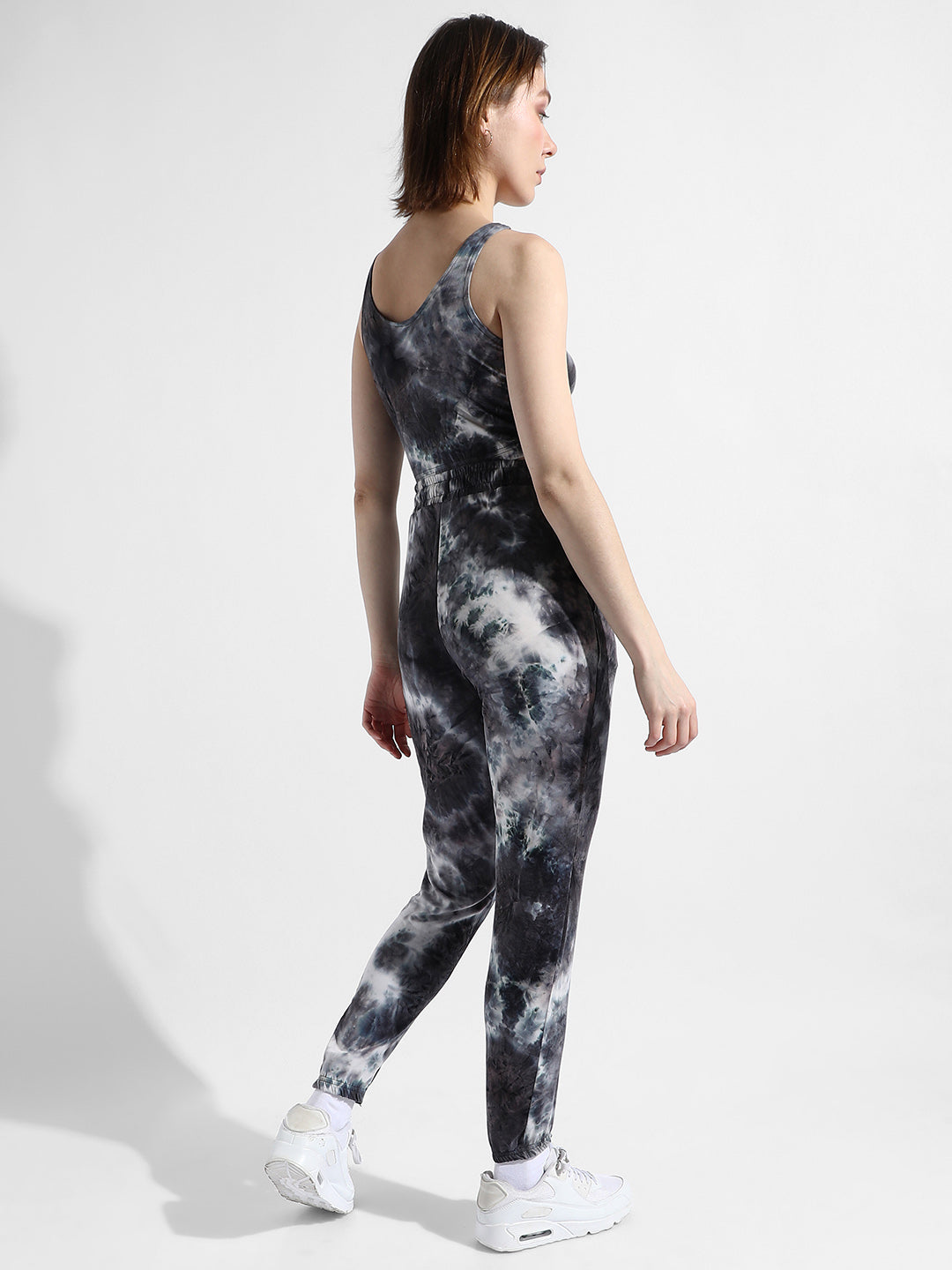 Women Grey Tie-Dye Co-Ord Set