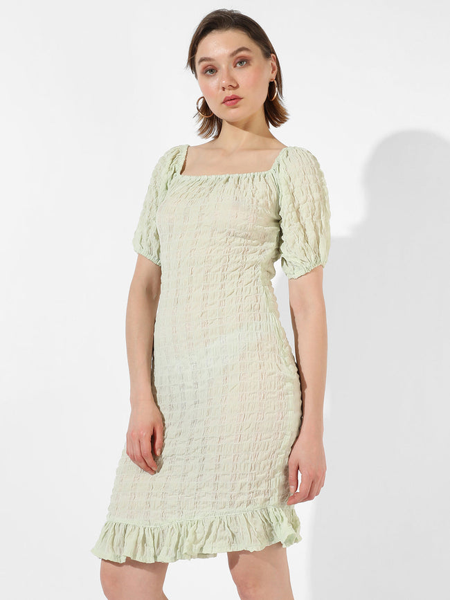 Women Green Bodycon Dress