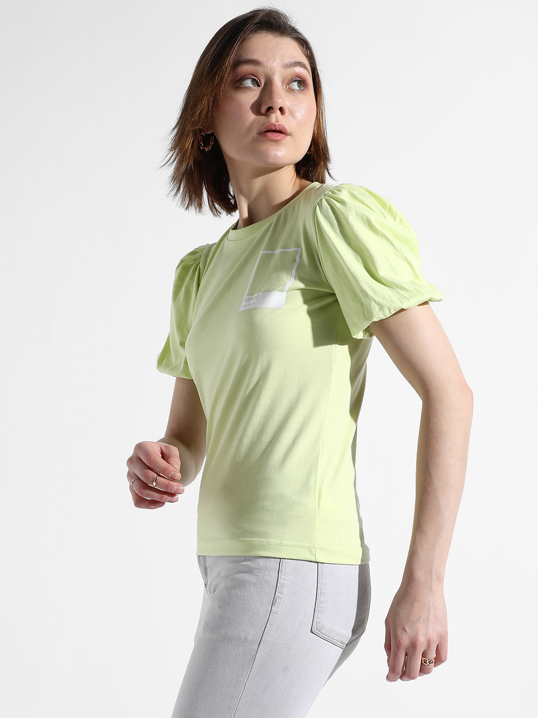 Women Yellow Pantone Top