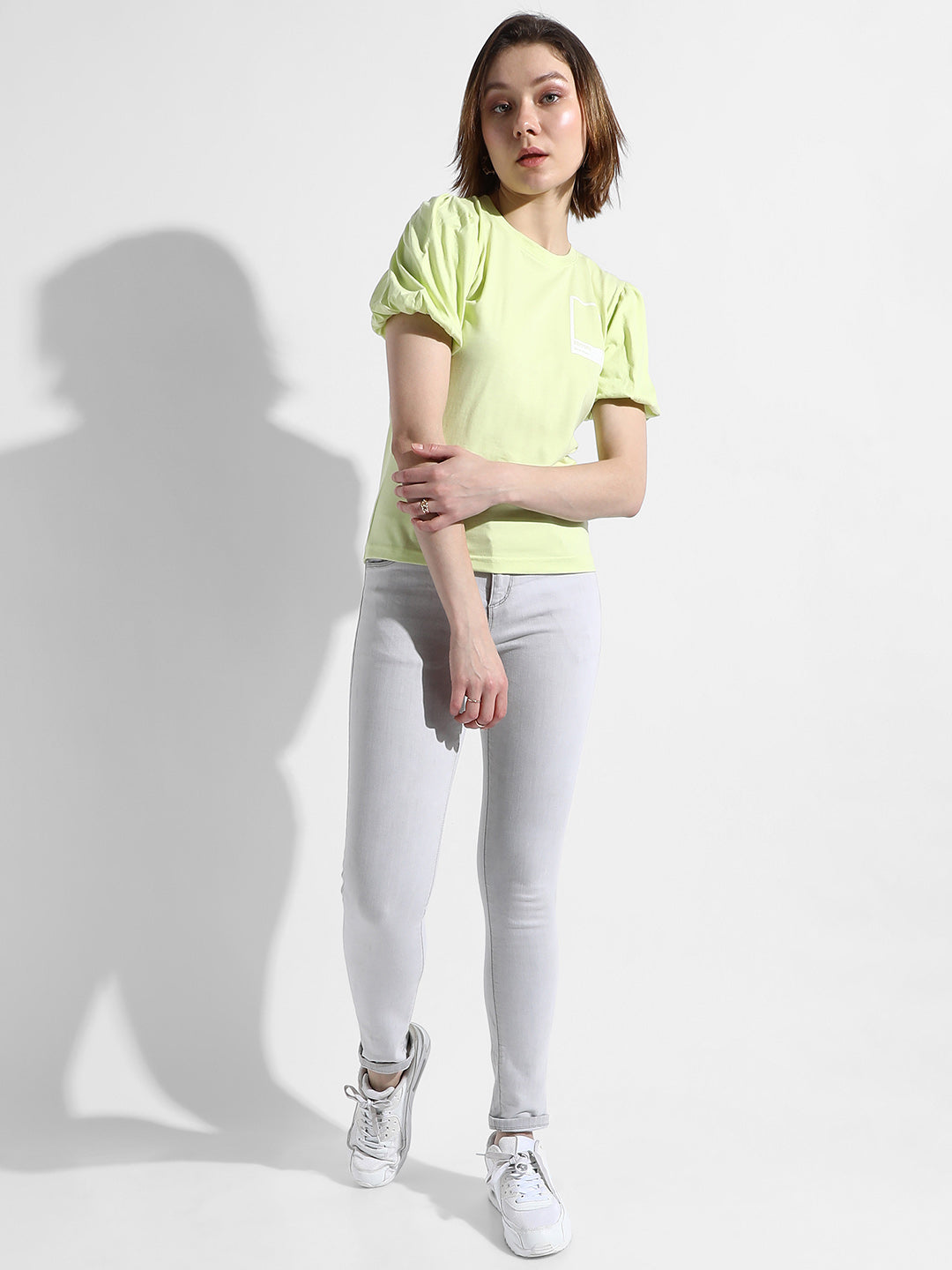 Women Yellow Pantone Top