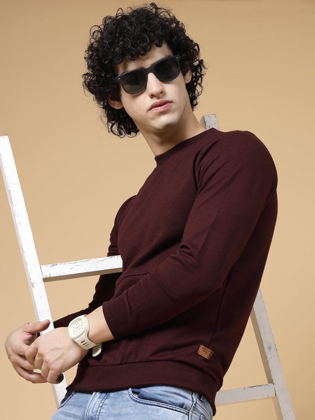 Men Basic Terry Sweatshirt